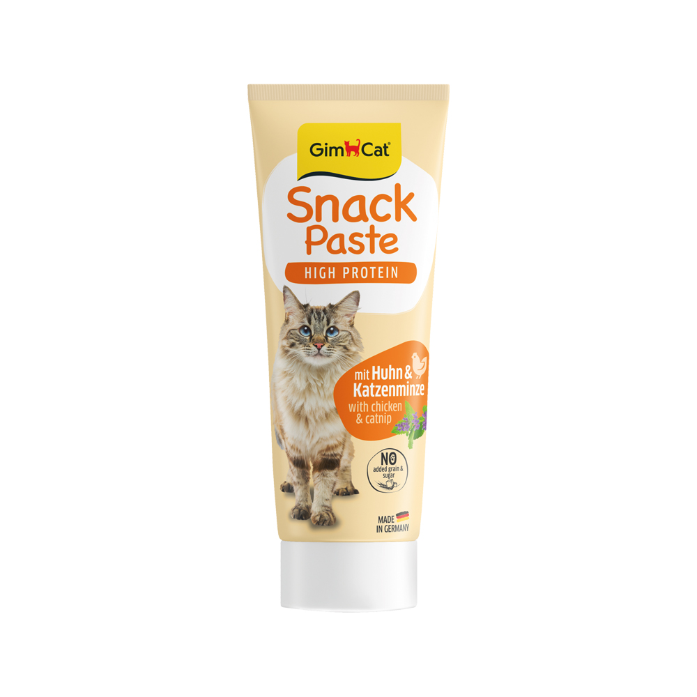 GimCat High Protein Snackpaste - Huhn & Katzenminze - 75 g GimCat High Protein Snackpaste - Huhn & Katzenminze - 75 g von Gimcat