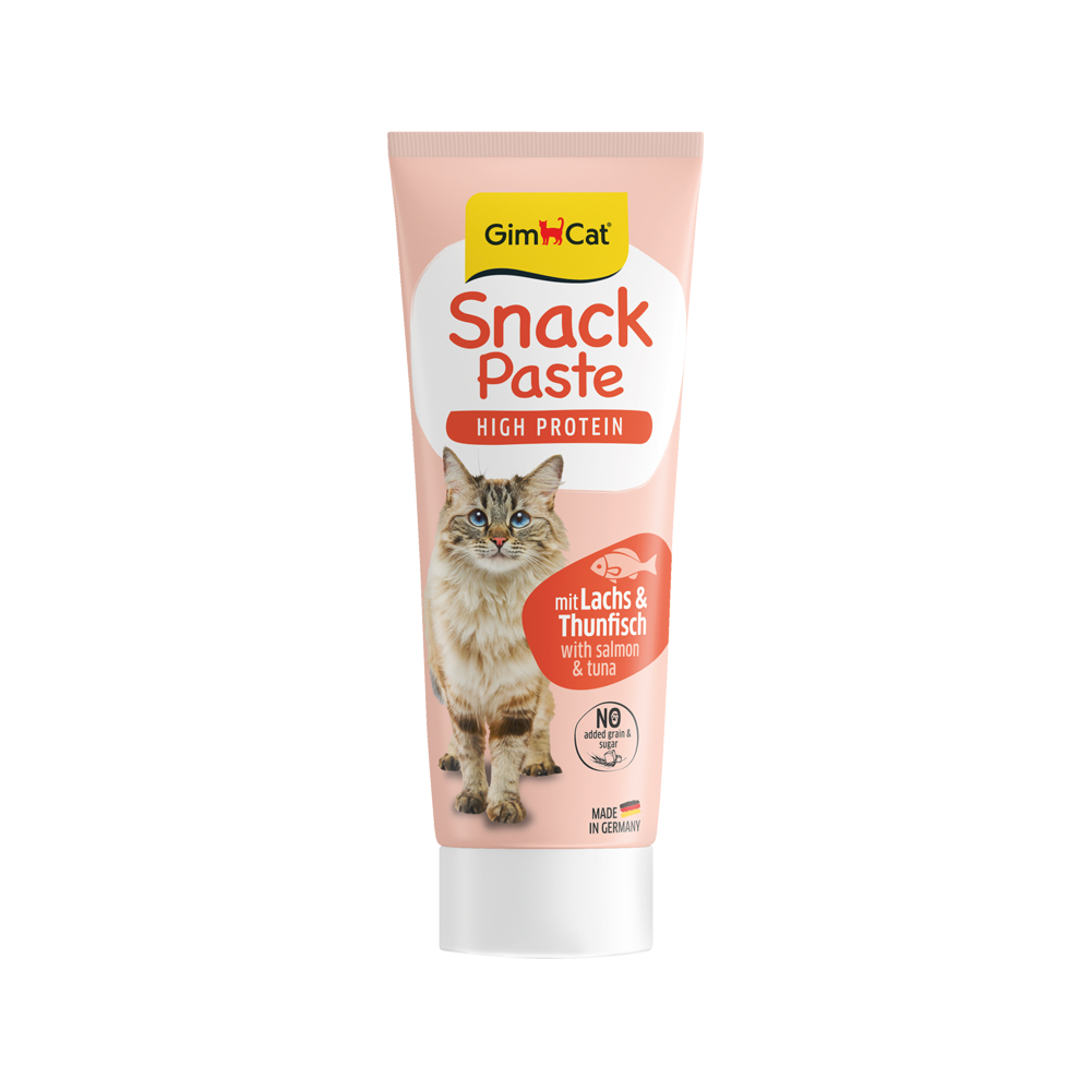GimCat High Protein Snackpaste - Lachs & Thunfisch - 75 g GimCat High Protein Snackpaste - Lachs & Thunfisch - 75 g von Gimcat