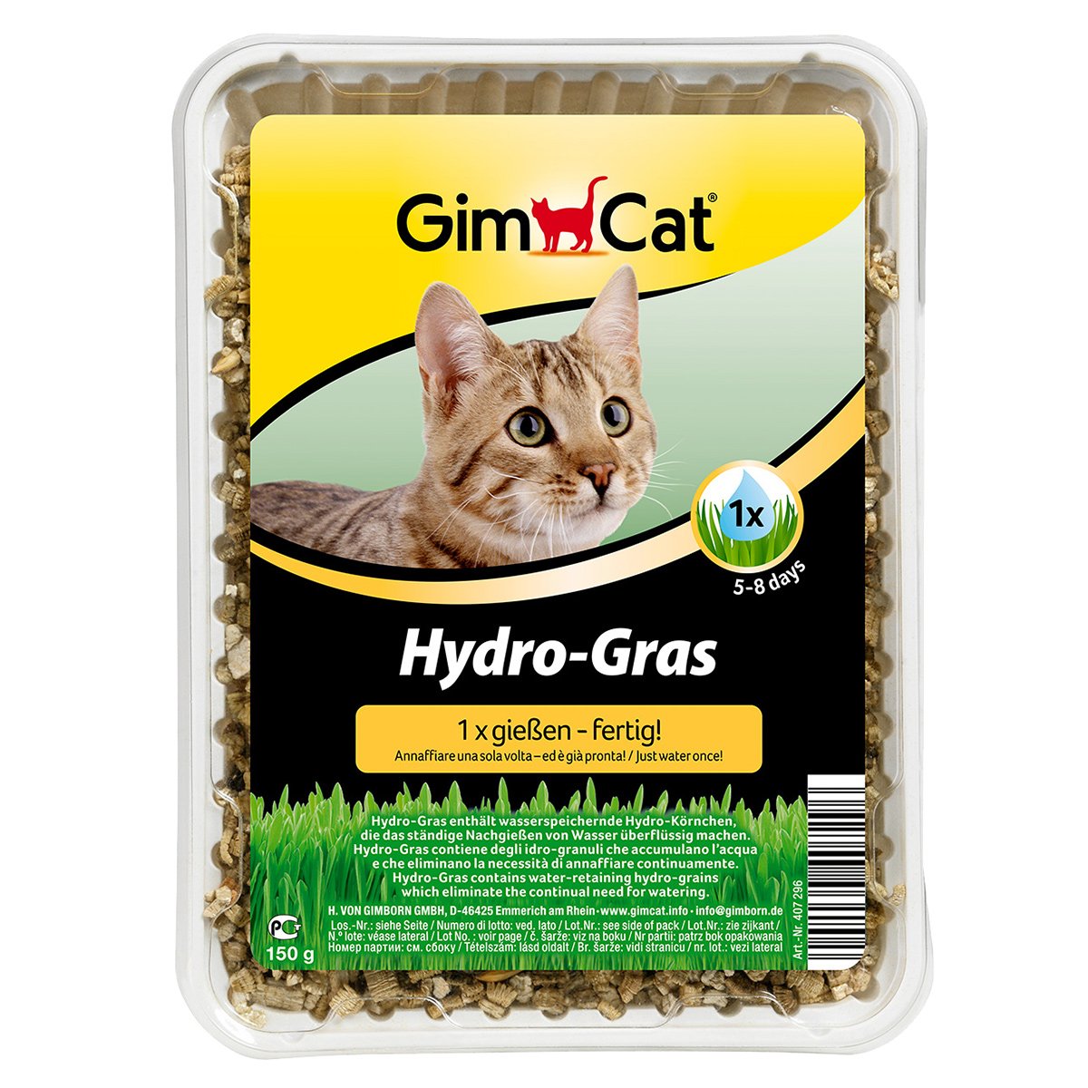 GimCat HydroGras 3x150g von Gimcat