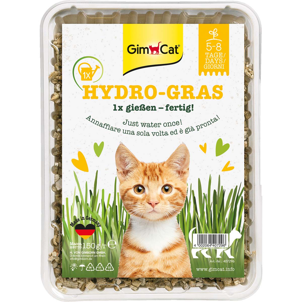 GimCat HydroGras 6x150g GimCat HydroGras 6x150g von Gimcat