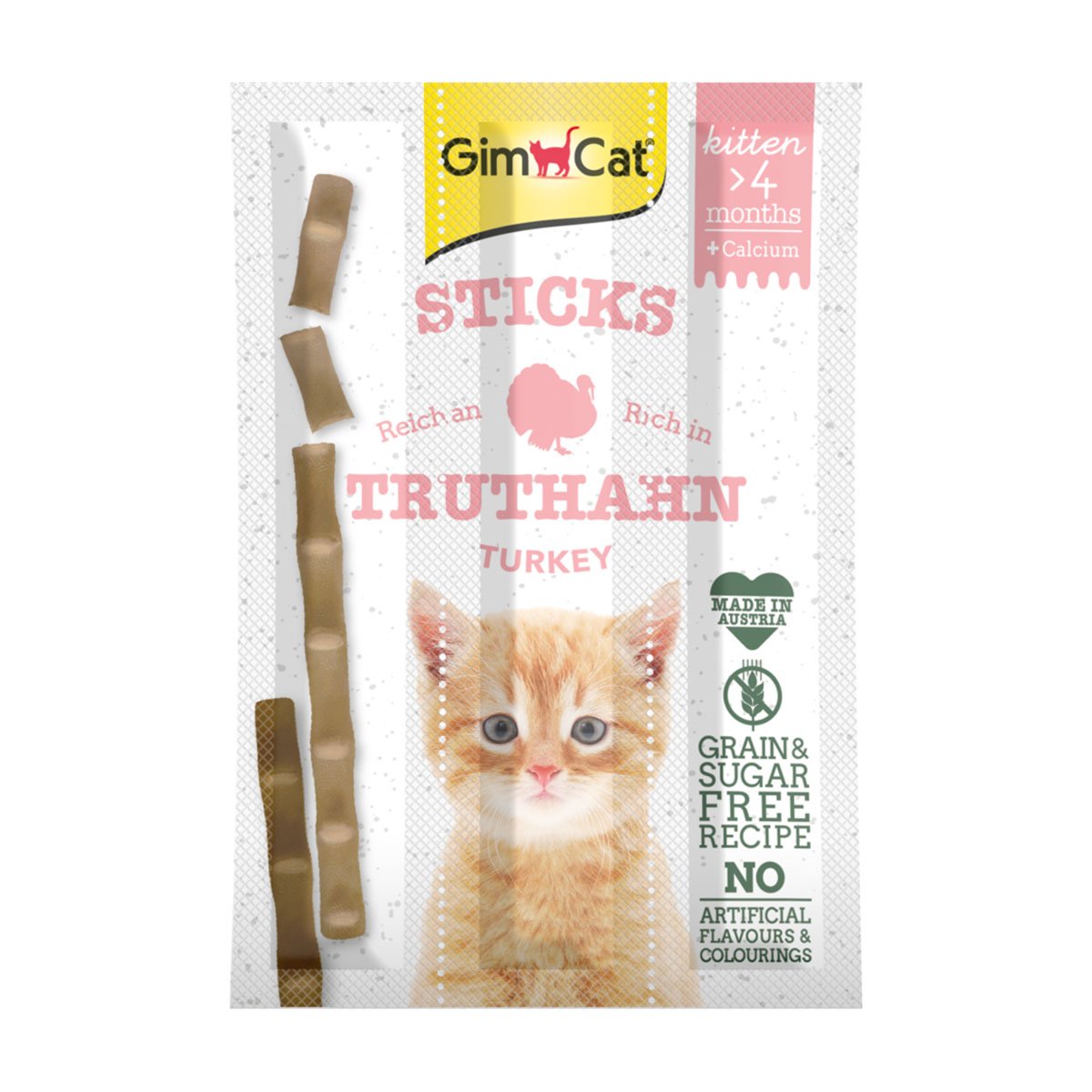 GimCat Kitten Sticks Truthahn 8x3G von Gimcat