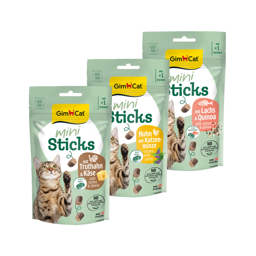 GimCat Mini Sticks - Lachs & Quinoa - 50g von Gimcat
