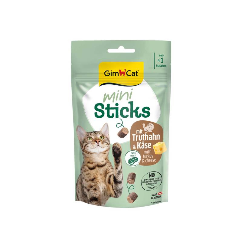 GimCat Mini Sticks - Truthahn & Käse (50 g) von Gimcat