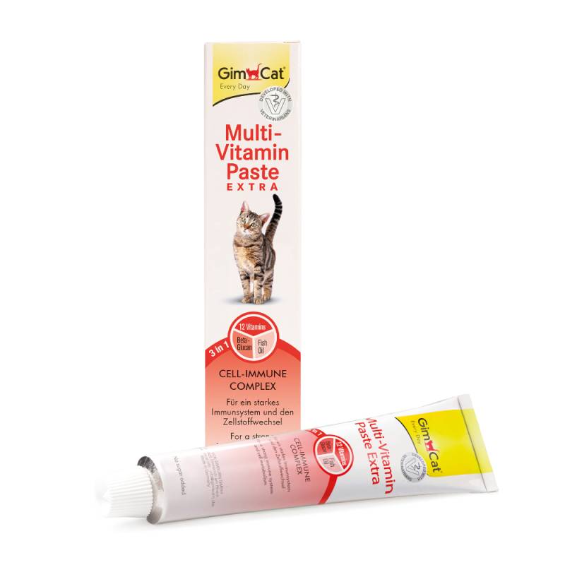 GimCat Multi-Vitamin Paste Extra - Sparpaket: 2 x 200 g GimCat Multi-Vitamin Paste Extra - Sparpaket: 2 x 200 g von Gimcat