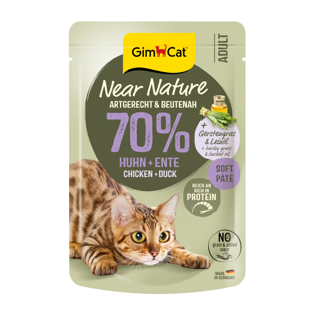 GimCat Near Nature 16 x 85 g - Huhn & Ente GimCat Near Nature 16 x 85 g - Huhn & Ente von Gimcat