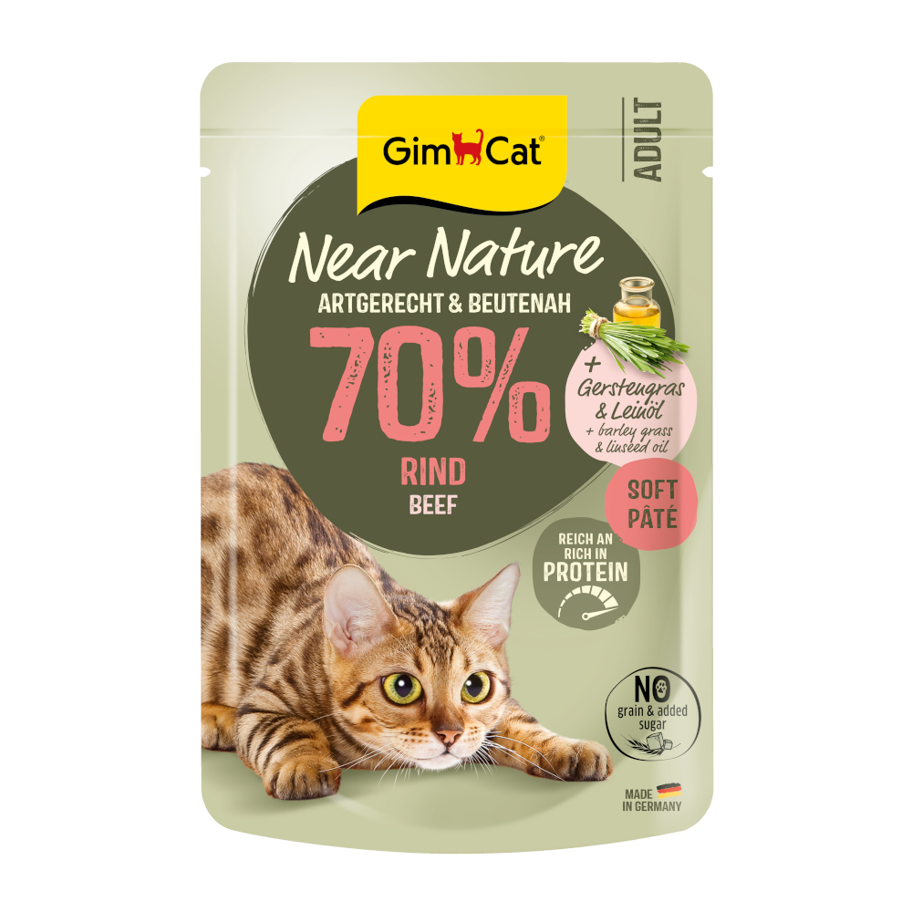 GimCat Near Nature 16 x 85 g - Rind GimCat Near Nature 16 x 85 g - Rind von Gimcat