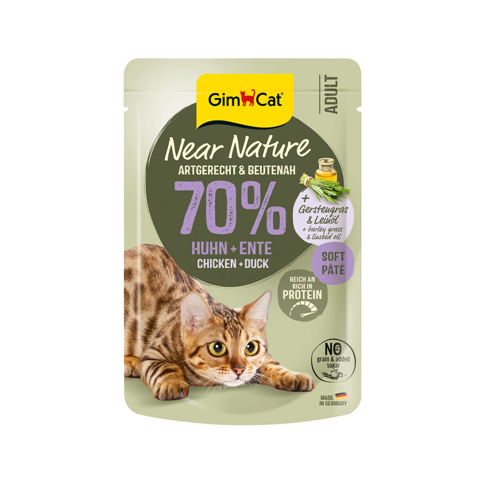 GimCat Near Nature - Rindfleisch - 16 x 85 g von Gimcat