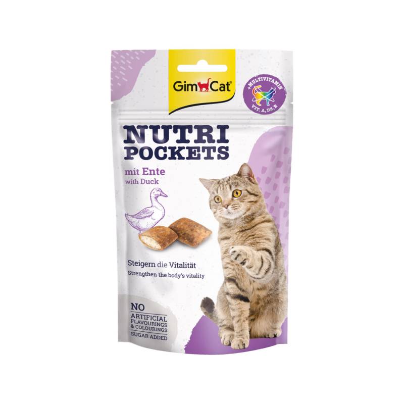 GimCat Nutri Pockets - Ente - 60 g von Gimcat