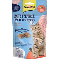 GimCat Nutri Pockets Fish - 6 x 60 g mit Lachs von Gimcat