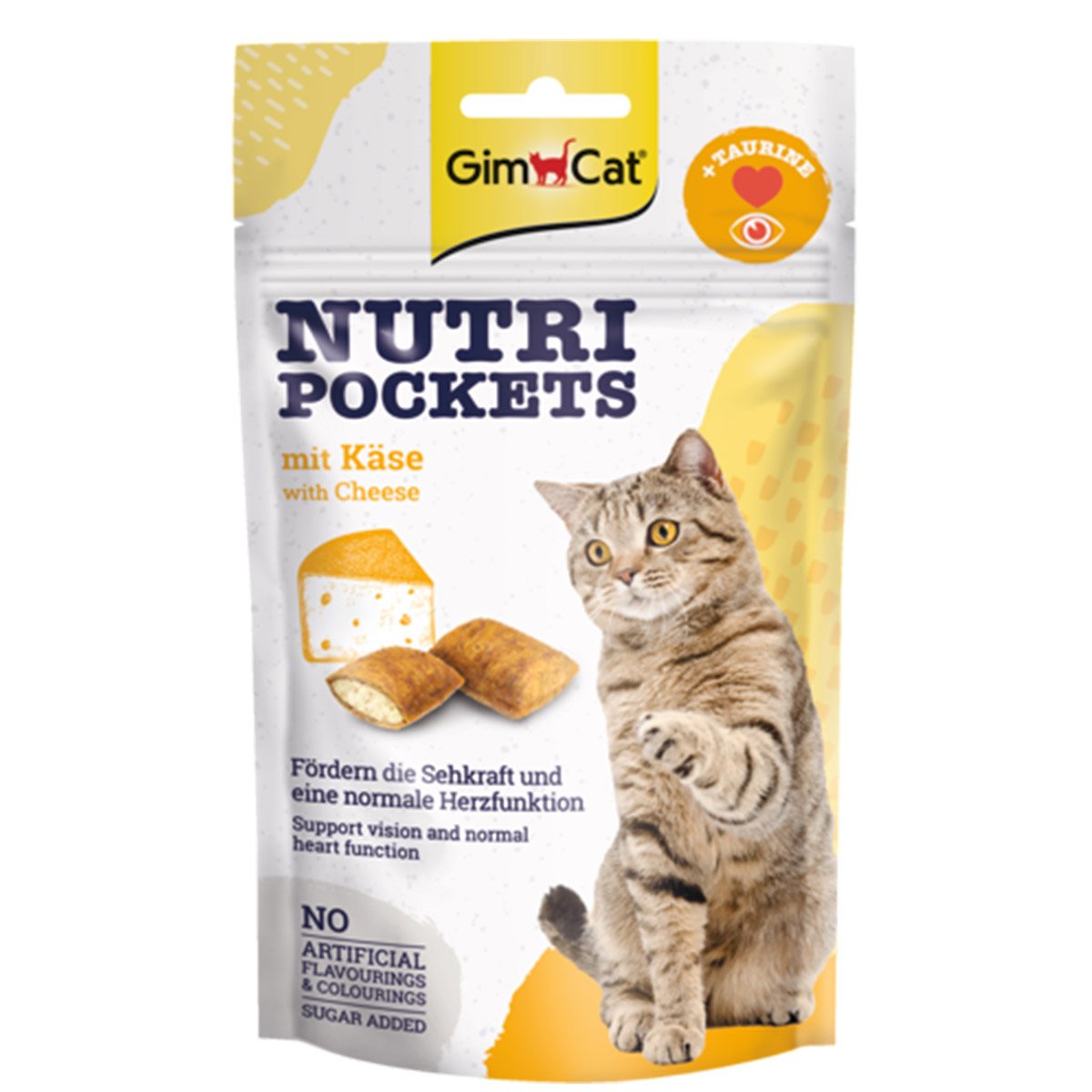 GimCat Nutri Pockets mit Käse 12x60g von Gimcat