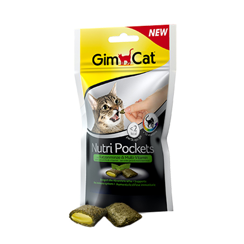 GimCat Nutri Pockets with Catnip and Multi-Vitamin - 3 Stück von Gimcat