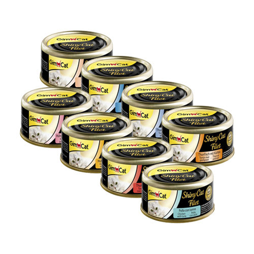 GimCat ShinyCat Filet Katzenfutter - Dosen - Thunfisch & Lachs - 24 x 70 g GimCat ShinyCat Filet Katzenfutter - Dosen - Thunfisch & Lachs - 24 x 70 g von Gimcat
