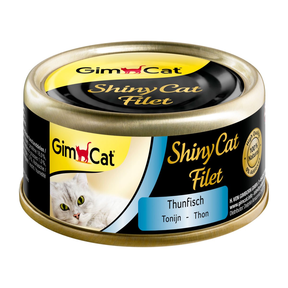 GimCat ShinyCat Filet Thunfisch 6x70g von Gimcat