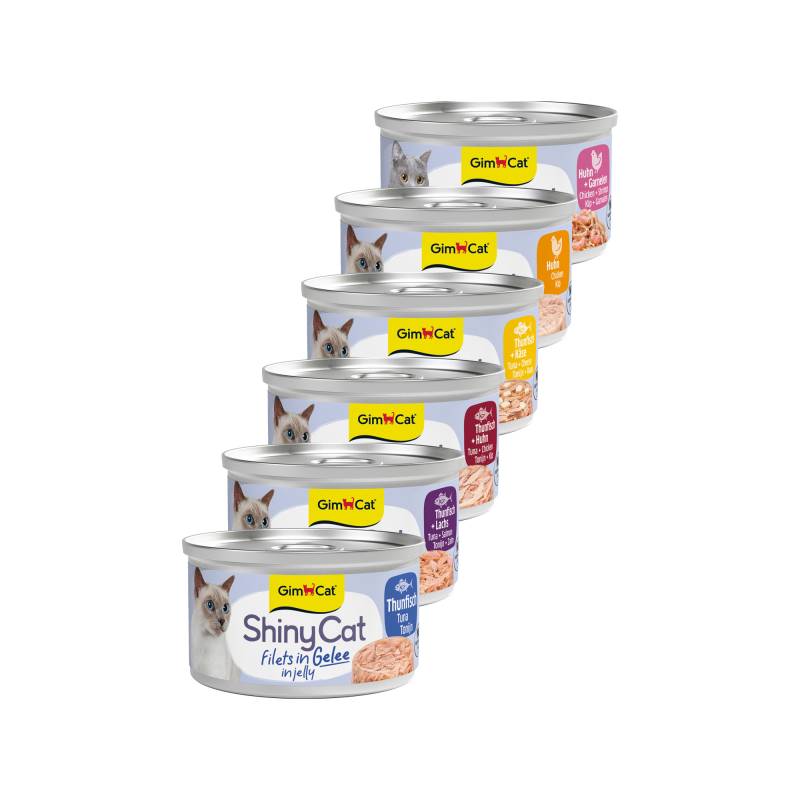 GimCat ShinyCat Filets in Jelly - Huhn mit Garnele von Gimcat