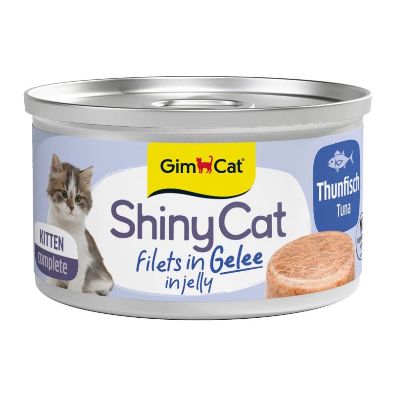 GimCat ShinyCat Kitten in Jelly - Thunfisch - 24 x 70 g GimCat ShinyCat Kitten in Jelly - Thunfisch - 24 x 70 g von Gimcat