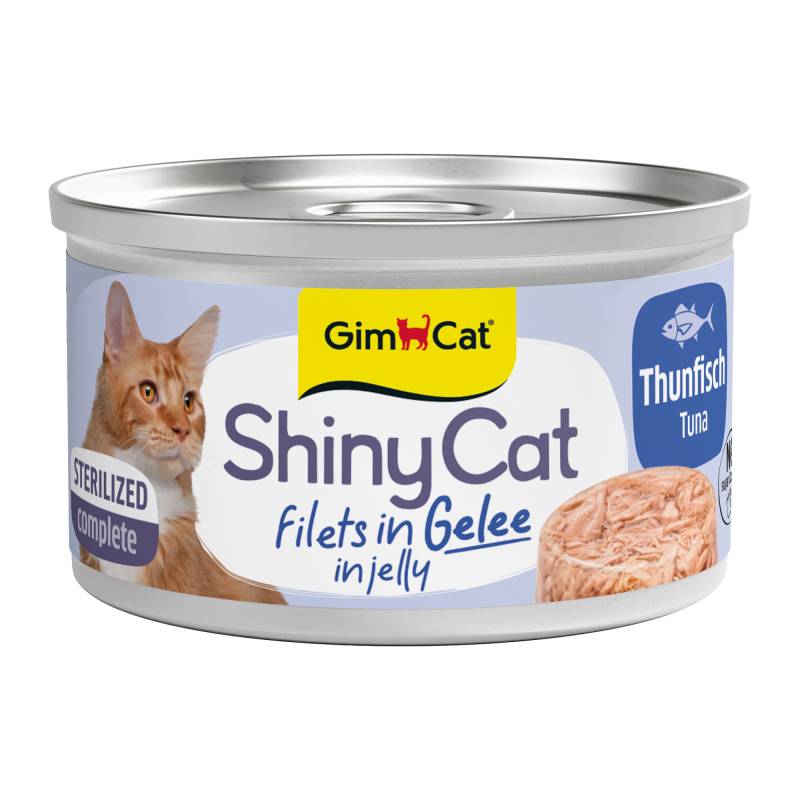 GimCat ShinyCat Sterilized in Jelly - Thunfisch - 24 x 70 g GimCat ShinyCat Sterilized in Jelly - Thunfisch - 24 x 70 g von Gimcat