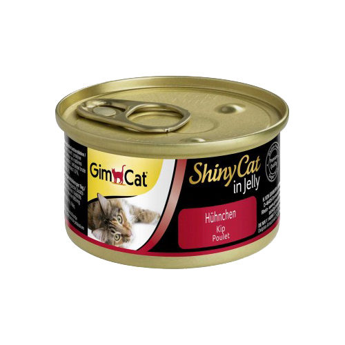 GimCat ShinyCat in Jelly - Dosen - Huhn & Rind - 24 x 70 g von Gimcat