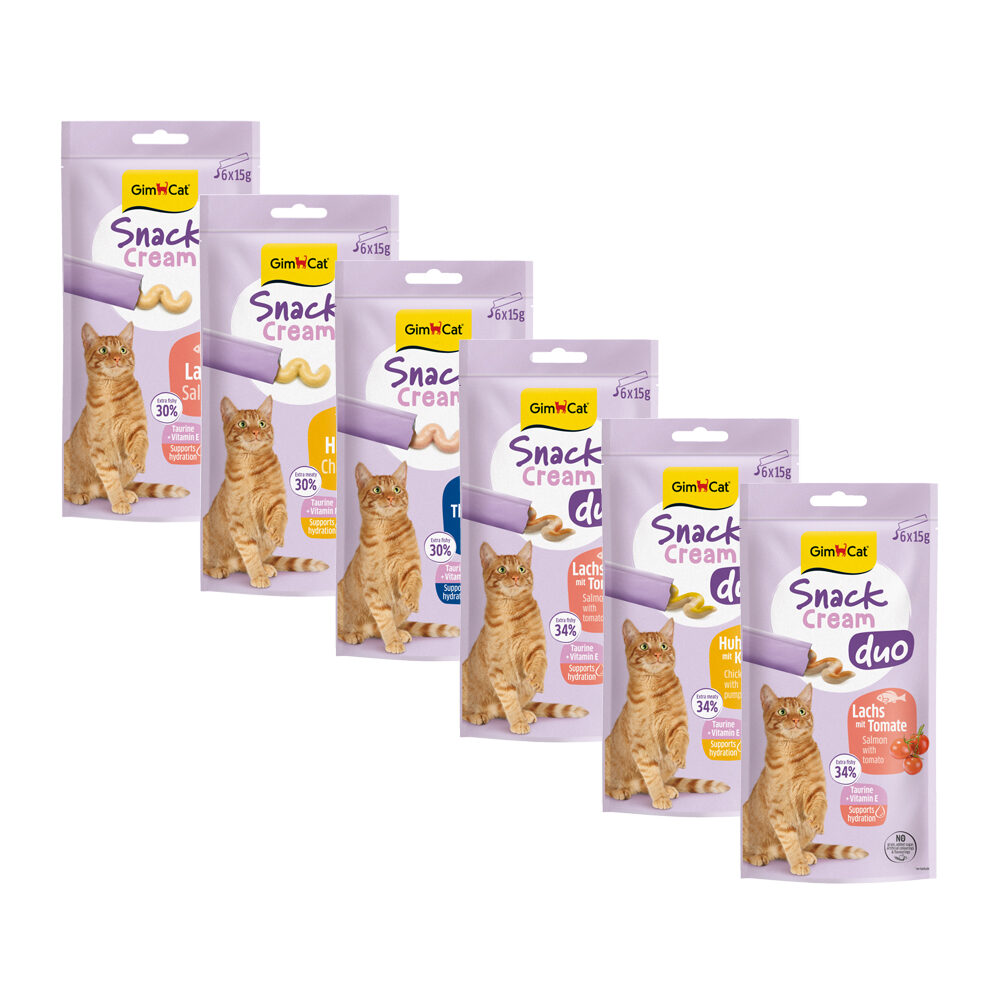 GimCat Snack Cream - Thunfisch mit Gras - 6 x 15 g GimCat Snack Cream - Thunfisch mit Gras - 6 x 15 g von Gimcat