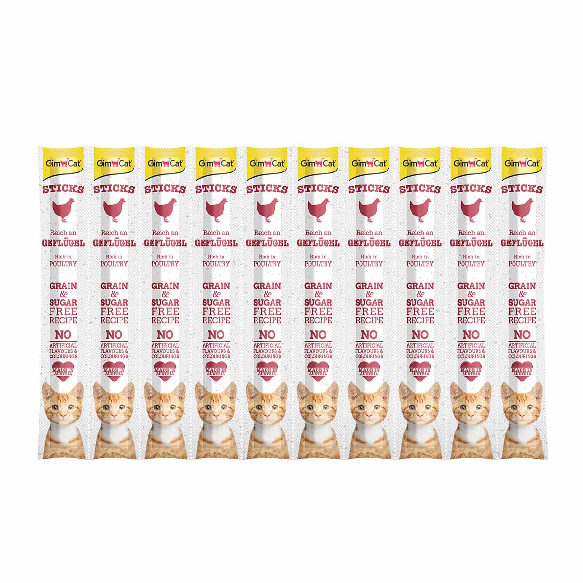 GimCat Sticks Geflügel 10 Stk. 50g GimCat Sticks Geflügel 10 Stk. 50g von Gimcat