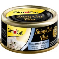 Sparpaket GimCat ShinyCat Filet 24 x 70 g - Thunfisch Mix (2 Sorten gemischt) von Gimcat