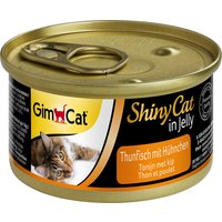 Sparpaket GimCat ShinyCat Jelly 12 x 70 g - Thunfisch & Hühnchen von Gimcat