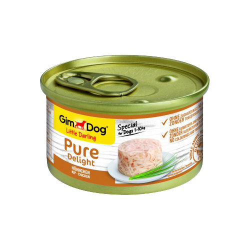 GimDog Pure Delight Hundefutter - Dosen - Huhn - 12 x 85 g von Gimdog