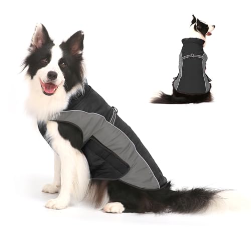 Hundejacke Winterweste Jacken Hundemantel Hundepullover Haustier Skifahren Kostüm Ärmellose Baumwolle Gepolsterte Weste für Welpen, kleine, mittelgroße und große Hunde Hundejacke Winterweste Jacken Hundemantel Hundepullover Haustier Skifahren Kostüm Ärmellose Baumwolle Gepolsterte Weste für Welpen, kleine, mittelgroße und große Hunde von Gimilife