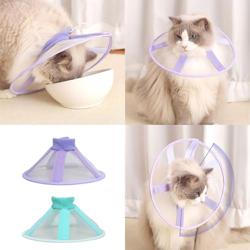 1. Atmungsaktives Soft Pet Recovery Collar Verstellbarer Kegel Für Hunde Katzen Nach Der Wundversorgung Stop Leckt Bequeme Passform Nach Dem Operationskragen Für Haustier von Gissroys