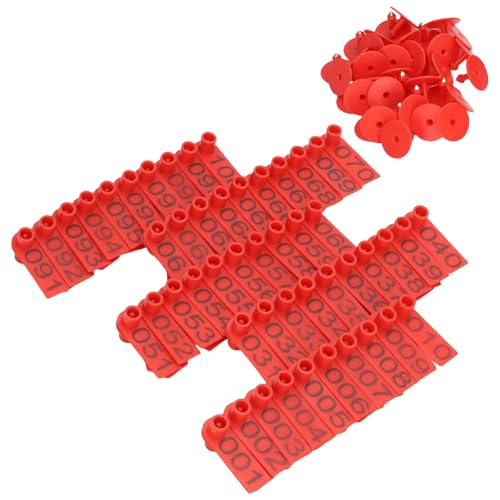 100 Pcs Nummerierte Viehstock Ohrconcon Genau 100 Pcs Nummerierte Viehstock Ohrconcon Genau von Gissroys