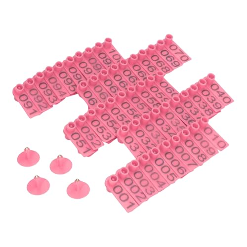 100 Pcs Nummerierte Viehstock Ohrconcon Genau 100 Pcs Nummerierte Viehstock Ohrconcon Genau von Gissroys