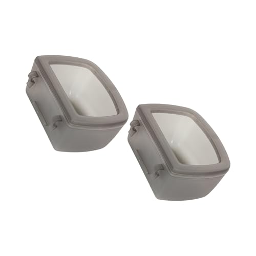 2pcs Haustier Trinkschale Mit Sicherem Befestigungsdesign Nicht Schlupfende Wasserfuttermittel Plastik Wasserer Für Kleine Hunde Zwinger Verwenden Sie Mehr Verbrauchte Haustier Fütterungsschüssel von Gissroys
