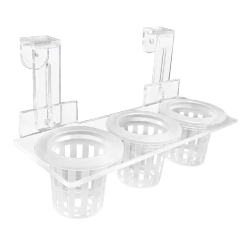Aquarium Pflanzenhalter Mit Haken Für Pflanze Aquaponic Pflanze Kultivierung Pflanztopf Mit Schlitzen Und Löchern Für Fischtanks Aquarium Pflanzenständer von Gissroys