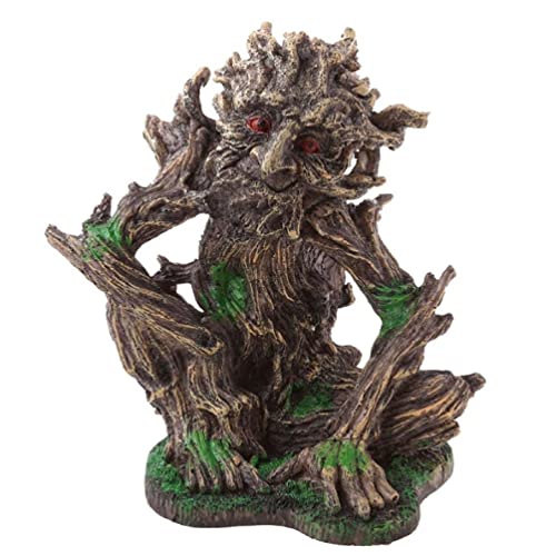 Gissroys FishTank Dekorationen Baumstumpf Aquarium Ornament Alter Mann Figur Stamm Realistisch Baumstumpf lächelnd Alter Mann Aquarium Figuren von Gissroys