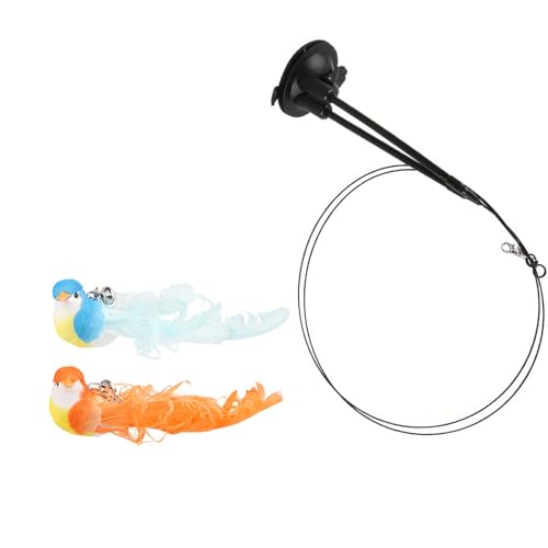 Gissroys Intelligente Katzen Trainingssysteme Mit Realistischer Federvögel Bewegungssimulation Und Sichern Saugnapfbasis Katzen Stimulationsspielzeug Gissroys Intelligente Katzen Trainingssysteme Mit Realistischer Federvögel Bewegungssimulation Und Sichern Saugnapfbasis Katzen Stimulationsspielzeug von Gissroys