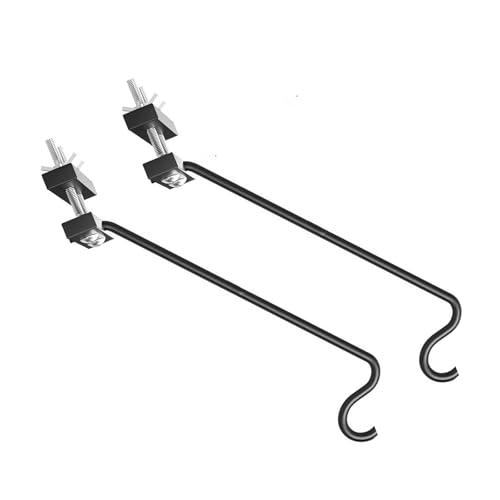 Gissroys Massivstahl Rotierender Pflanzenbügel Wand Hanging Rack Stahl Hangeskorb Für Außendekoration Vogelfutterhänger Große Kapazität Outdoor Decks Haken Haken von Gissroys