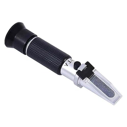 Gissroys Salinity Refraktometer Für Meerwasser Und Aquarium Salzwasser Refraktometer DualScale Spezifische Tester Hydrometer Salinity Refraktometer Salinity Hydrometer Spezifische Messung Dualscale von Gissroys