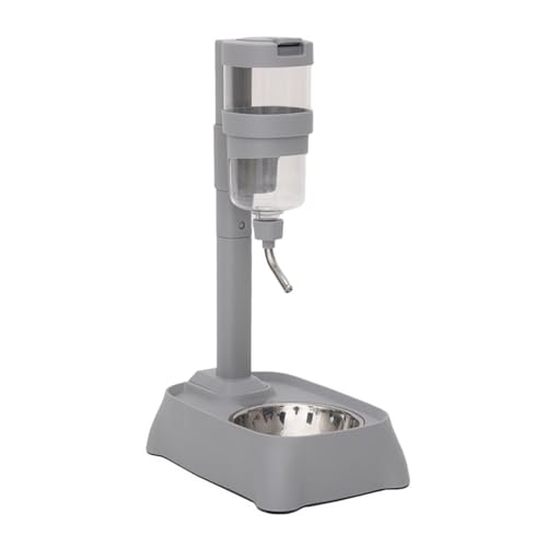 Graue Automatische Haustier Trinkbrunnen Und Feeder Schüssel Mit Höhe Für Hunde Und Katzen Große Kapazität Haustierbehälter Graue Automatische Haustier Trinkbrunnen Und Feeder Schüssel Mit Höhe Für Hunde Und Katzen Große Kapazität Haustierbehälter von Gissroys