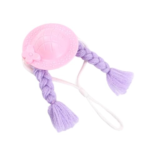 Miniaturhut mit langen Zöpfen für Nymphensittiche, Papageien, kleine Haustiere, Party, Foto-Requisiten, weiches Hamster-Kostüm, Zubehör, Vogelhut für Nymphensittiche Miniaturhut mit langen Zöpfen für Nymphensittiche, Papageien, kleine Haustiere, Party, Foto-Requisiten, weiches Hamster-Kostüm, Zubehör, Vogelhut für Nymphensittiche von Gissroys