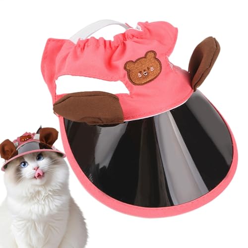 Adjustable Pet Sun Hat, Small Dog & Kitten Outdoor Cap, Breathable Visor with Ear Holes, Lightweight Summer Protection, S/M/L, Perfect for Walks, Travel, Sports Adjustable Pet Sun Hat, Small Dog & Kitten Outdoor Cap, Breathable Visor with Ear Holes, Lightweight Summer Protection, S/M/L, Perfect for Walks, Travel, Sports von Gitekain