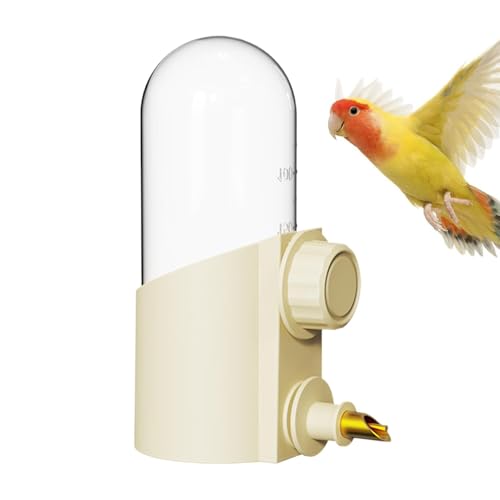 Bird Water Dispenser, Large Capacity Automatic Feeder, 250ml Hanging Parrot Drinker, Multipurpose Pet Waterer for Parakeet, Cockatiel, Lovebird, Small Birds Bird Water Dispenser, Large Capacity Automatic Feeder, 250ml Hanging Parrot Drinker, Multipurpose Pet Waterer for Parakeet, Cockatiel, Lovebird, Small Birds von Gitekain