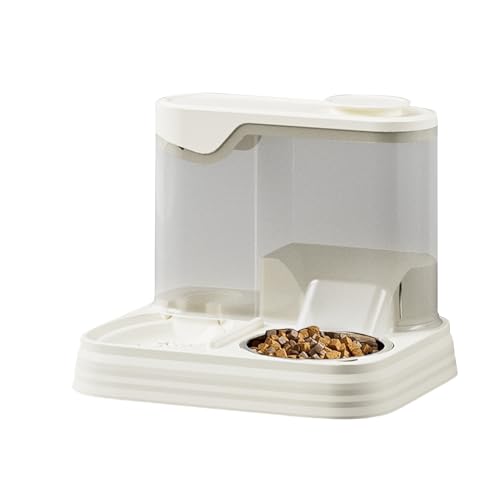 Cat Feeder and Water Dispenser, Automatic Dog Food Bowl Set, Large Capacity Pet Feeding Supplies, Perfect for Vacation Travel, Home, Convenient Care Solution, 30x25x23cm Cat Feeder and Water Dispenser, Automatic Dog Food Bowl Set, Large Capacity Pet Feeding Supplies, Perfect for Vacation Travel, Home, Convenient Care Solution, 30x25x23cm von Gitekain