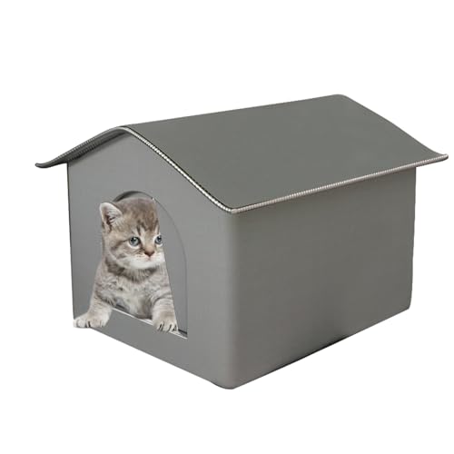 Faltbare Haustierhöhle, wasserdichte Kätzchenhöhle, warmer Haustierschutz, Winter-Katzenhaus, Feral-Katzenzelt, regendichtes Haustierbett, isoliertes Katzenhaus, tragbare Haustierhöhle, Hasenbett für Faltbare Haustierhöhle, wasserdichte Kätzchenhöhle, warmer Haustierschutz, Winter-Katzenhaus, Feral-Katzenzelt, regendichtes Haustierbett, isoliertes Katzenhaus, tragbare Haustierhöhle, Hasenbett für von Gitekain