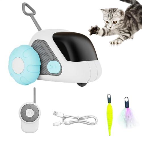 Ferngesteuertes Katzenspielzeug, Smart Cat Toys, Interaktives Katzenfederspielzeug, Automatisches Katzenübungsspielzeug, Katzenanreicherung Spielzeug, Ferngesteuertes Katzenfederspielzeug, Kätzchen Ferngesteuertes Katzenspielzeug, Smart Cat Toys, Interaktives Katzenfederspielzeug, Automatisches Katzenübungsspielzeug, Katzenanreicherung Spielzeug, Ferngesteuertes Katzenfederspielzeug, Kätzchen von Gitekain