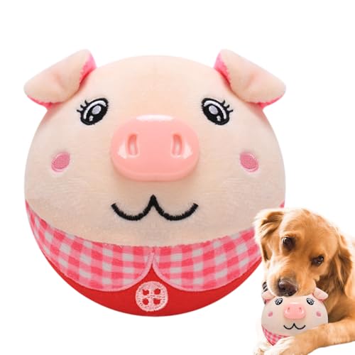 Gitekain Active Moving Pet Plush Toy, Bouncing Ball Talking Pet Plush, Versatile Fun Animal Speaking Buddy for Halls, Lawns, Parks, Endless Amusement, 5.91 X5.12 Inches von Gitekain