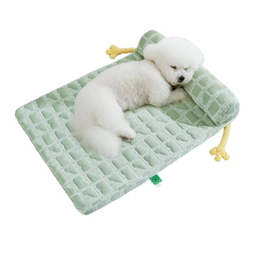 Gitekain Cooling Bed, Dog Sleeping Pad, Non-Slip Cushion Design, Washable Cover Blanket, Pet Cooling Mat for Small, Medium, Large Breeds, Indoor, Outdoor, Camping, 19.69x15.75 inches Gitekain Cooling Bed, Dog Sleeping Pad, Non-Slip Cushion Design, Washable Cover Blanket, Pet Cooling Mat for Small, Medium, Large Breeds, Indoor, Outdoor, Camping, 19.69x15.75 inches von Gitekain