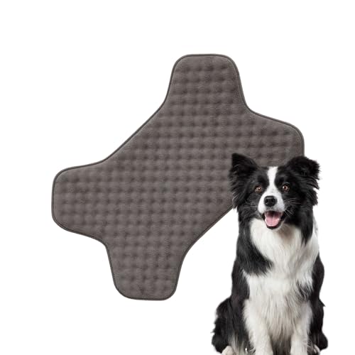 Knochenförmige Hundehütte, rutschfeste kaufeste Welpenmatratze, maschinenwaschbar, verschleißfeste Haustier-Schlafunterlage für Wohnzimmer, Kiste und Auto, 71 x 49 x 3 cm von Gitekain