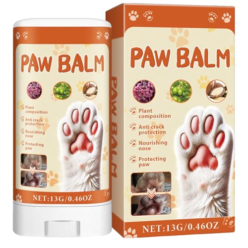 Gitekain Pfotenbalsam für Hunde – 13 g Pfotenbalsam für Welpen – Sicher und nicht reizend Katze Trockener Fußschutz Wachs Pflegt Pfotenhaut Gitekain Pfotenbalsam für Hunde – 13 g Pfotenbalsam für Welpen – Sicher und nicht reizend Katze Trockener Fußschutz Wachs Pflegt Pfotenhaut von Gitekain