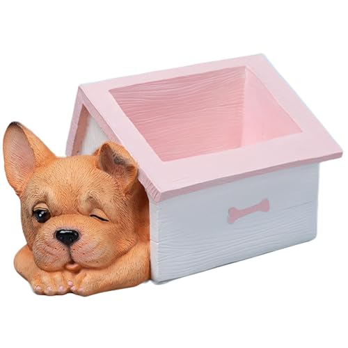 Gitekain Süßigkeitenapf für Hunde, kreatives Schreibtisch-Ornament, bezaubernde Hundestatue, dekorative Hundeaufbewahrung, Eingangstisch, Kunstharz, Kunststatue, Dekoration für niedliche Hundehütten Gitekain Süßigkeitenapf für Hunde, kreatives Schreibtisch-Ornament, bezaubernde Hundestatue, dekorative Hundeaufbewahrung, Eingangstisch, Kunstharz, Kunststatue, Dekoration für niedliche Hundehütten von Gitekain