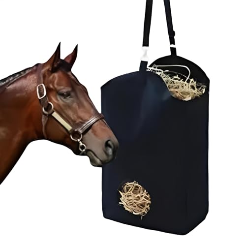 Horse Hay Bag, Hay Feeder, Waterproof, Large Capacity, Heavy Duty, Tear Resistant, Adjustable, Lightweight, Easy Carry, Livestock Feeder for Goats, 18.11x13.78x7.09 Inches Horse Hay Bag, Hay Feeder, Waterproof, Large Capacity, Heavy Duty, Tear Resistant, Adjustable, Lightweight, Easy Carry, Livestock Feeder for Goats, 18.11x13.78x7.09 Inches von Gitekain