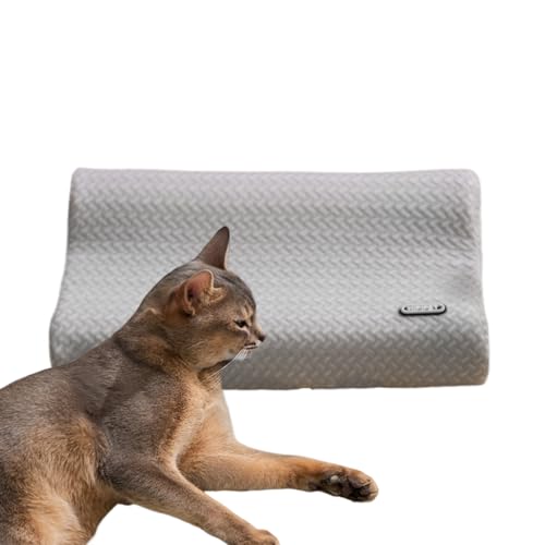 Hundekissen, Nackenkissen für kleine Hunde, weiche Kopfstütze, maschinenwaschbar, kühlend, beruhigendes Zubehör, 27 x 17 x 6 cm, ideal zum Schlafen von Kätzchen und Welpen von Gitekain